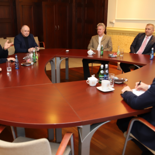 Wicemer Charkowa spotkał się z prezydentem Ełku